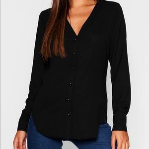 BOOHOO - V neck blouse
